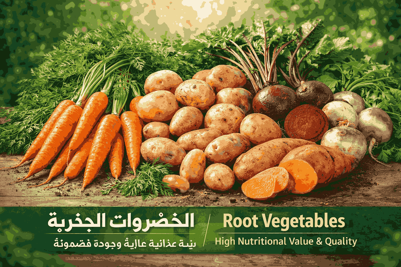 الخضروات الجذرية